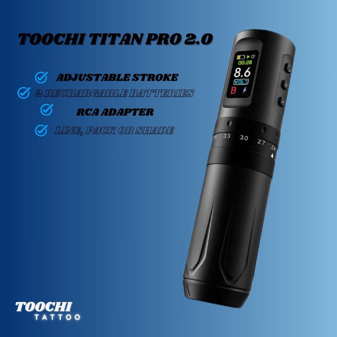 Toochi Titan PRO 2.0 (with 2x Rechargable Batteries) - Toochi Tattoo